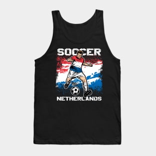 Netherlands Futbol Soccer Tank Top